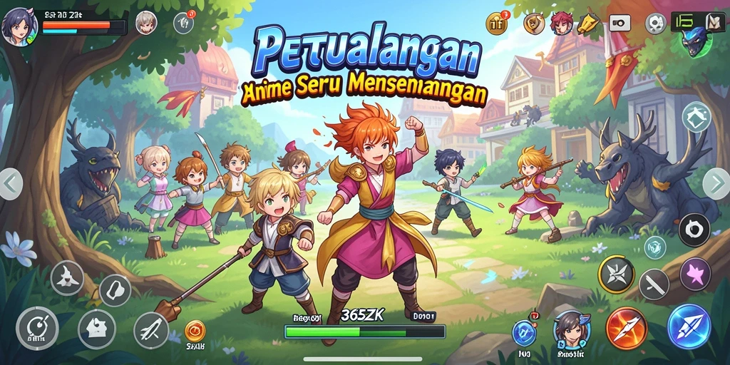 Tampilan gameplay menakjubkan dari 365ZK yang penuh aksi.