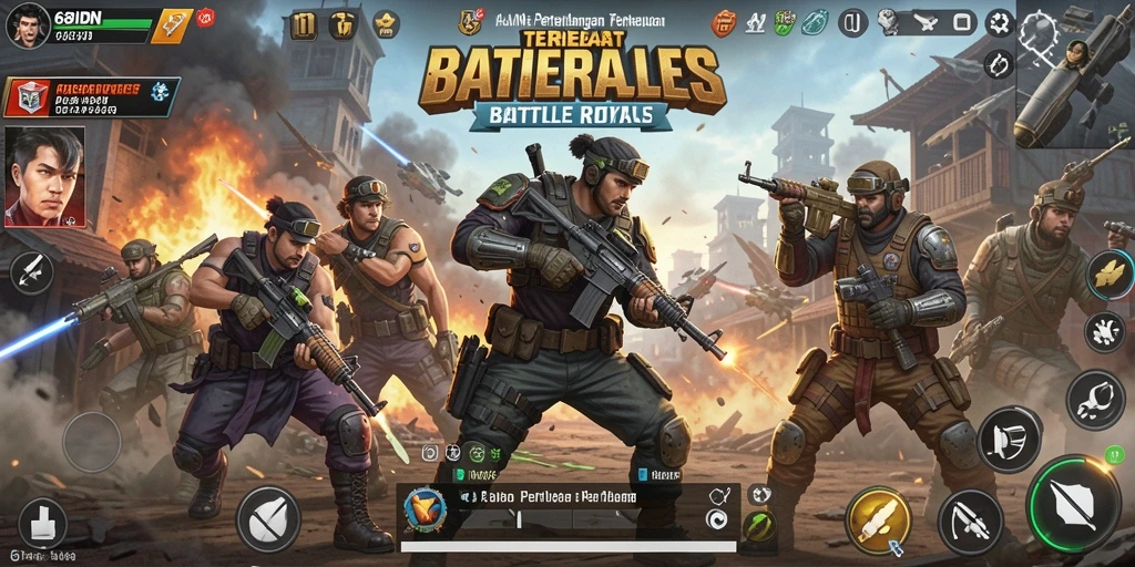 Tampilan luar biasa dari gameplay Battle Royale 68IDN.