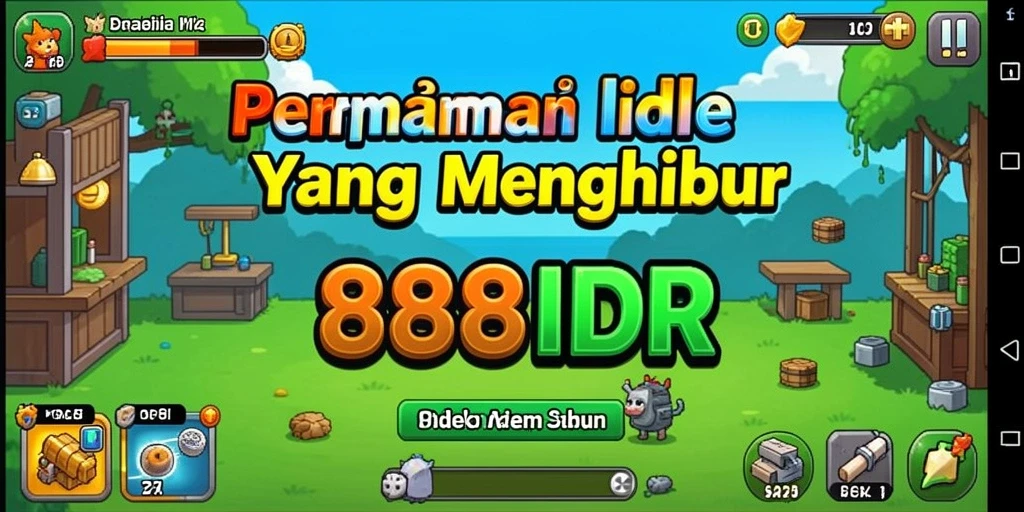 Tampilan gameplay 888IDR yang menarik dan santai.