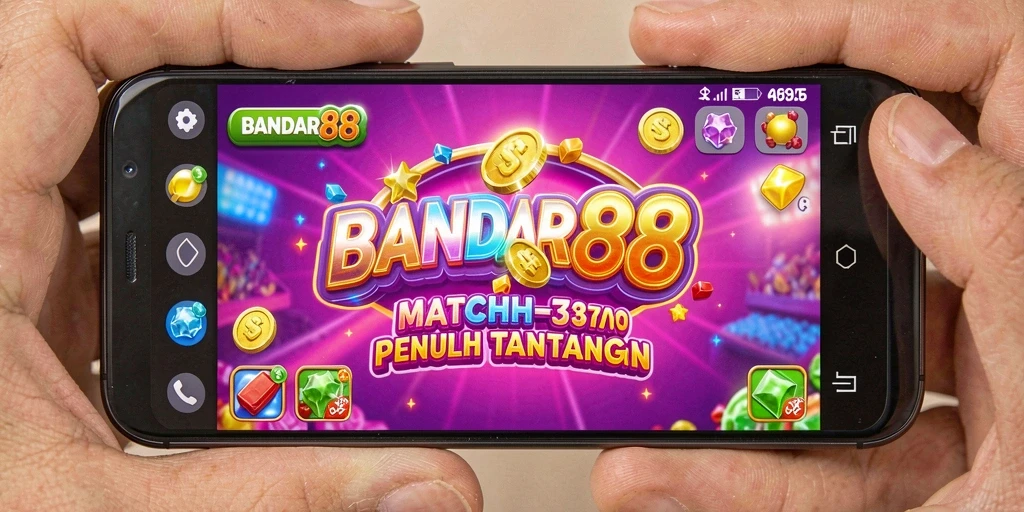 Screenshot dari gameplay Match-3 yang seru dan penuh warna.