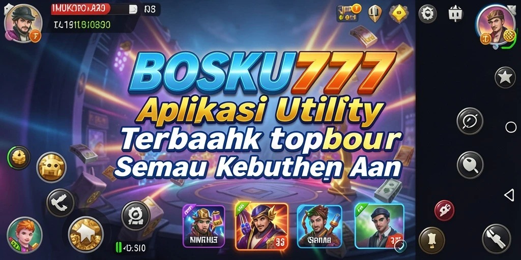Tampilan antarmuka utama BOSKU777 yang memudahkan pengguna.