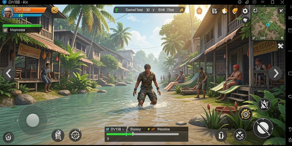 Screenshot gameplay DV188 menunjukkan pengalaman simulasi kehidupan yang mendalam.