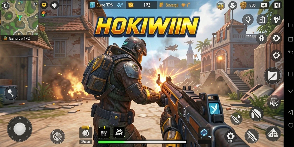 Tampilan aksi seru dalam gameplay HOKIWIN yang mendebarkan.