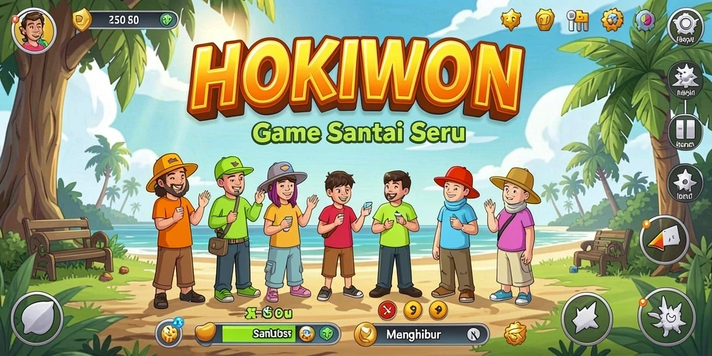 Tangkapan layar HOKIWON menunjukkan keseruan gameplay yang menarik.