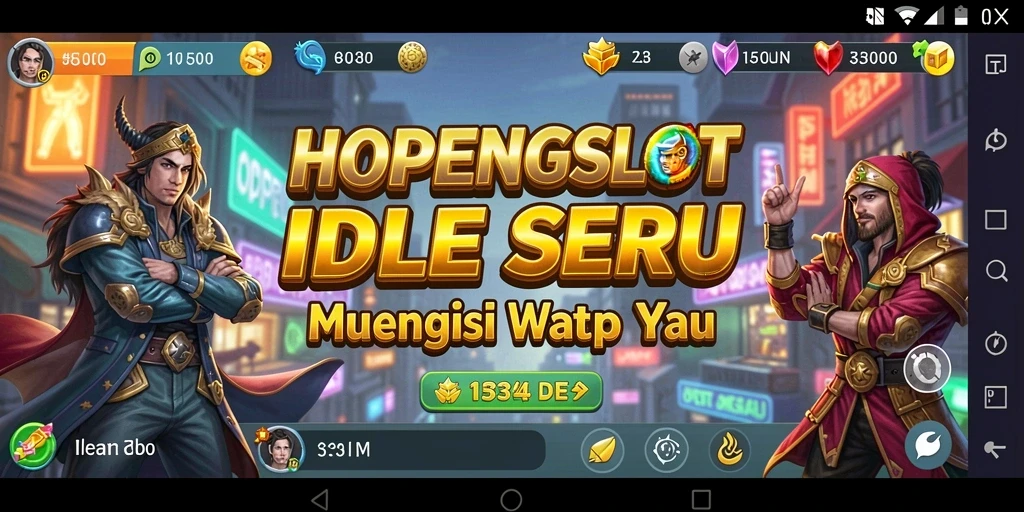 Tampilan gameplay menarik dari HOPENGSLOT dengan fitur Idle.