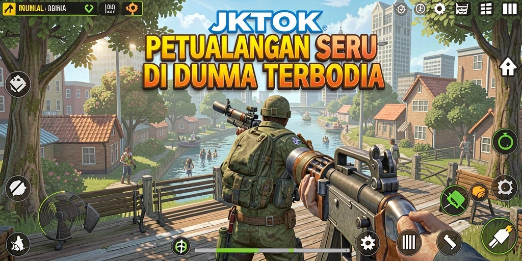 Tangkapan layar JKTOK menampilkan pengalaman eksplorasi Open World yang luar biasa.