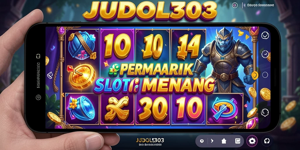 Screenshot utama JUDOL303 menampilkan gameplay Slot yang menarik dan penuh warna.