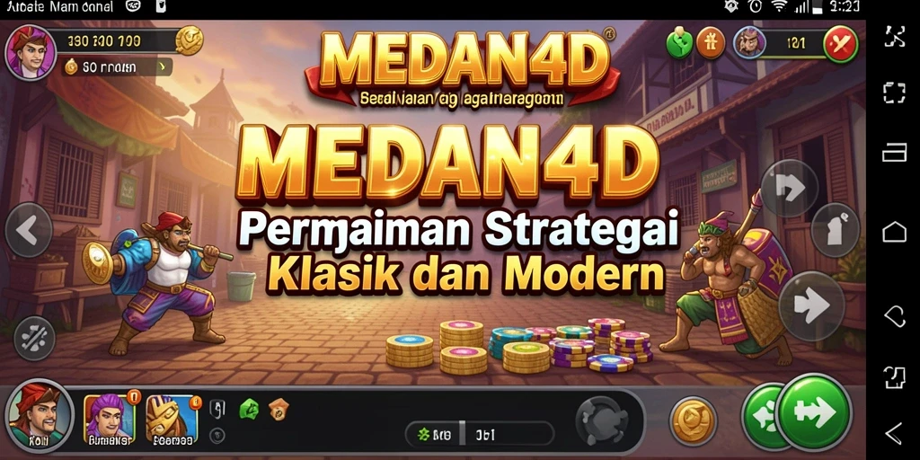 Tangkapan layar utama dari gameplay SLG MEDAN4D yang menarik.