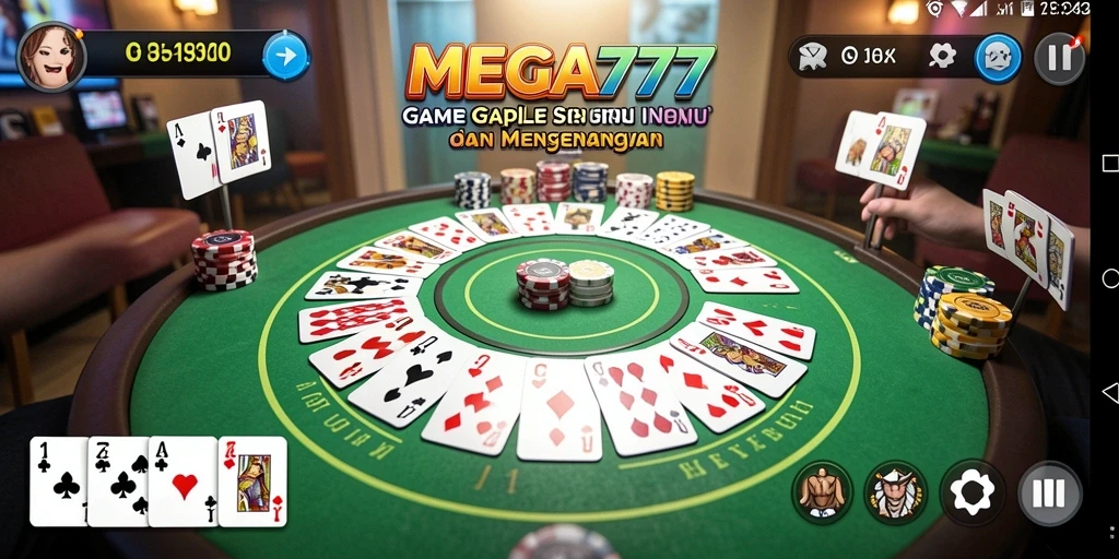 Tampilan gameplay MEGA777 yang menarik dan interaktif.