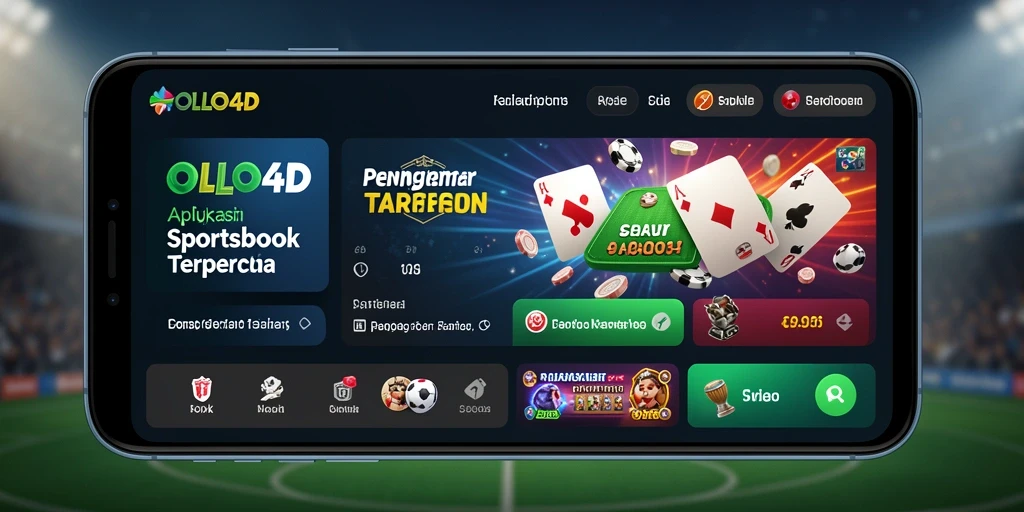 Tampilan menarik dari gameplay taruhan olahraga di OLLO4D.