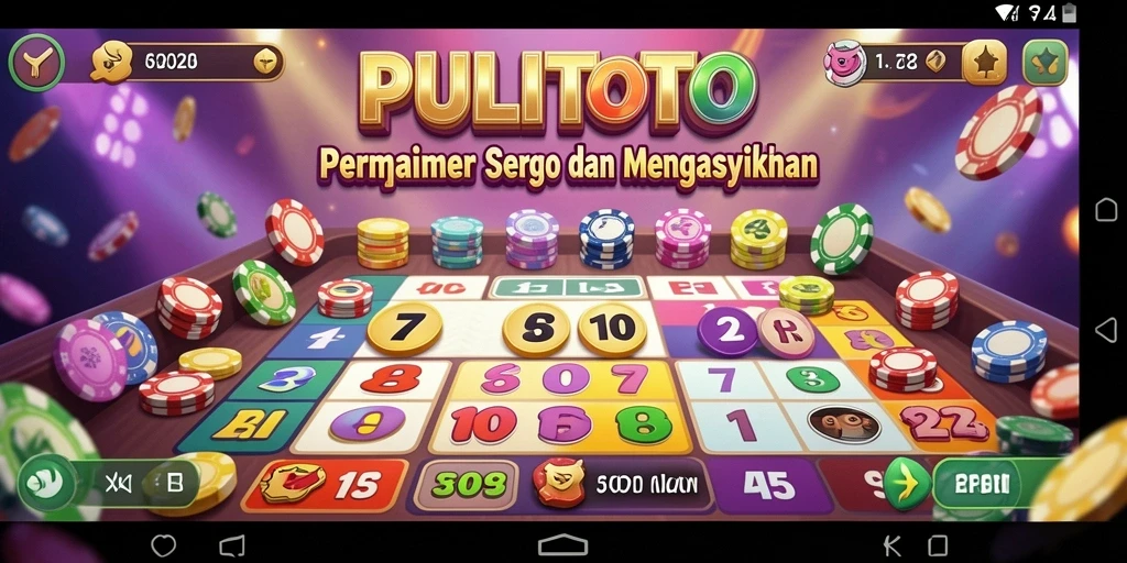 Screenshot permainan Bingo PULITOTO yang seru dan penuh tantangan.