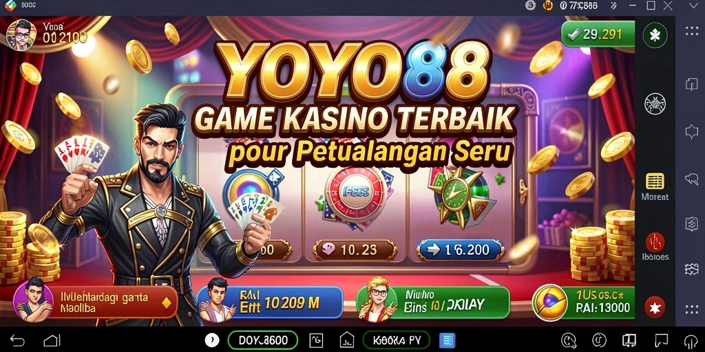 Screenshot gameplay menunjukkan pengalaman seru bermain Kasino di YOYO88.